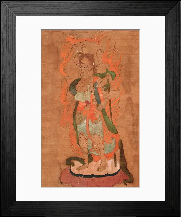 Framed Print : Buddhist Deity Katen, 19th century. Creator: Unknown Framed Print : Buddhist Deity Katen, 19th century. Creator: Unknown