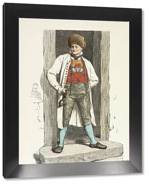 Costume Plate (Bauer aus dem Hanauerland, Baden), 1879. Creator: Unknown
