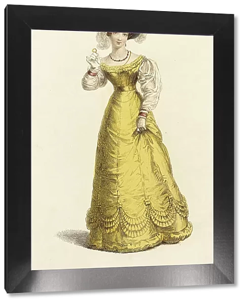 Fashion Plate (Dinner Dress), 1825. Creator: Unknown