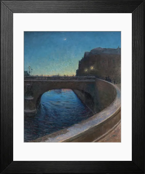 Framed Print : March Evening, 1900. Creator: Nils Kreuger Framed Print : March Evening, 1900. Creator: Nils Kreuger