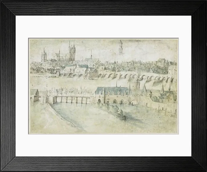 Framed Print : City of Angers, 1600-1650. Creator: Anon