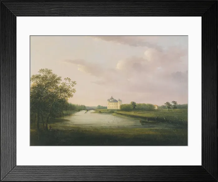 Framed Print : Motif from Strömsholm, 1814. Creator: Pehr Gustaf von Heideken Framed Print : Motif from Strömsholm, 1814. Creator: Pehr Gustaf von Heideken