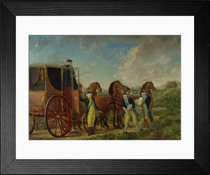 Framed Print : King Adolf Fredrik (1710-1771) at Loka Brunn in 1762, mid-18th-early 19th century. Creator: Per Hillestrom Framed Print : King Adolf Fredrik (1710-1771) at Loka Brunn in 1762, mid-18th-early 19th century. Creator: Per Hillestrom
