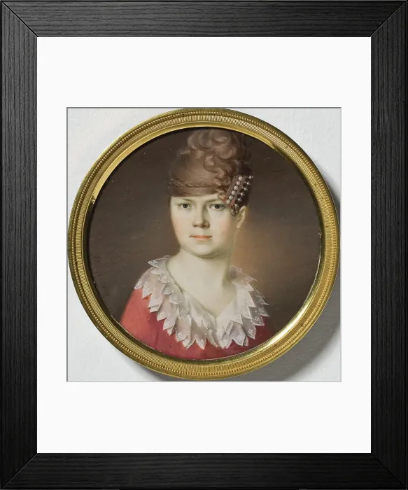 Framed Print : Marianne Koskull (1785-1841), Lady-in-waiting, 1809. Creator: Pehr Köhler Framed Print : Marianne Koskull (1785-1841), Lady-in-waiting, 1809. Creator: Pehr Köhler