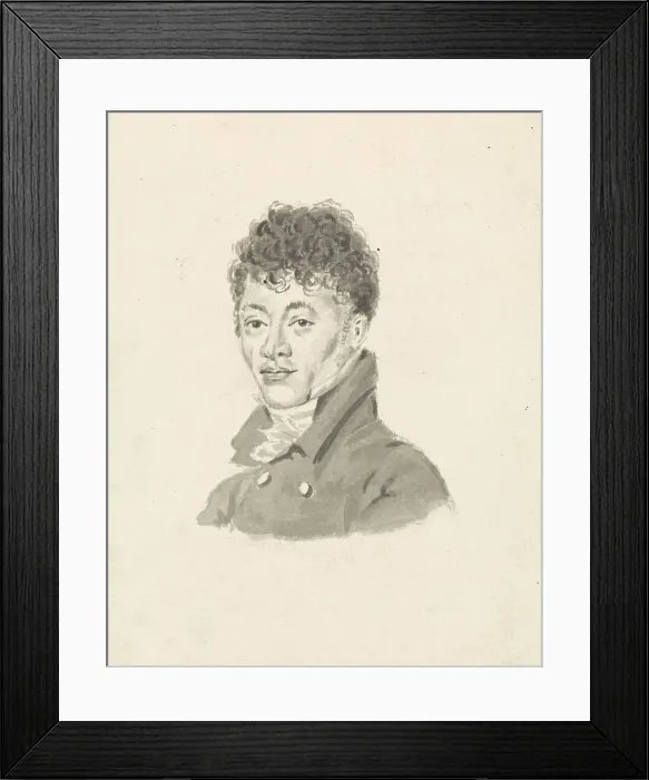 Framed Print : Portrait of Albertus Jonas Brandt, 1800-1821. Creator: Anon Framed Print : Portrait of Albertus Jonas Brandt, 1800-1821. Creator: Anon