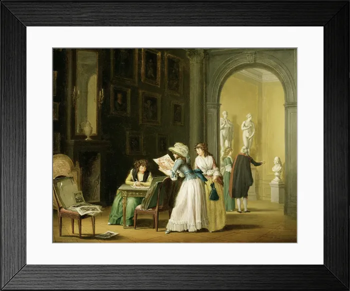 Framed Print : Interior from an Art Collection. Creator: Per Hillestrom Framed Print : Interior from an Art Collection. Creator: Per Hillestrom