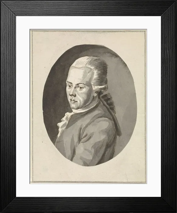 Framed Print : Portrait of Jean Grandjean, 1770-1800. Creator: Anon Framed Print : Portrait of Jean Grandjean, 1770-1800. Creator: Anon