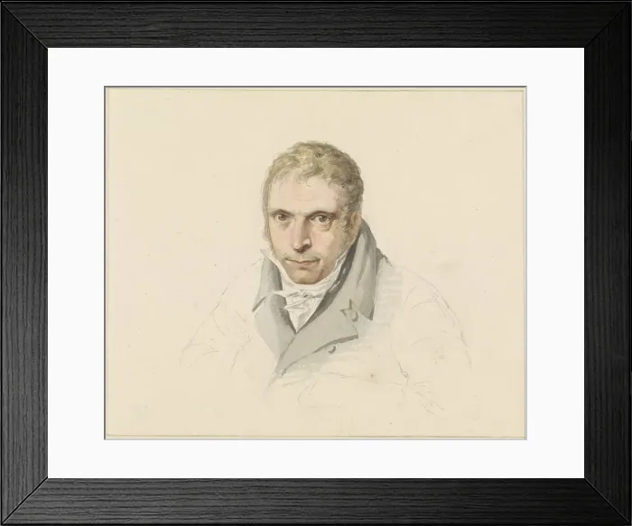 Framed Print : Portrait of Johannes Breckenheimer, 1783-1900. Creator: Anon Framed Print : Portrait of Johannes Breckenheimer, 1783-1900. Creator: Anon