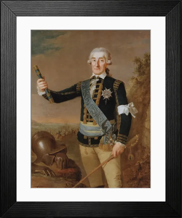 Framed Print : Johan August Meijerfeldt, 1725 - 1800. Count, field marshal, 1792. Creator: Per Krafft the Elder Framed Print : Johan August Meijerfeldt, 1725 - 1800. Count, field marshal, 1792. Creator: Per Krafft the Elder