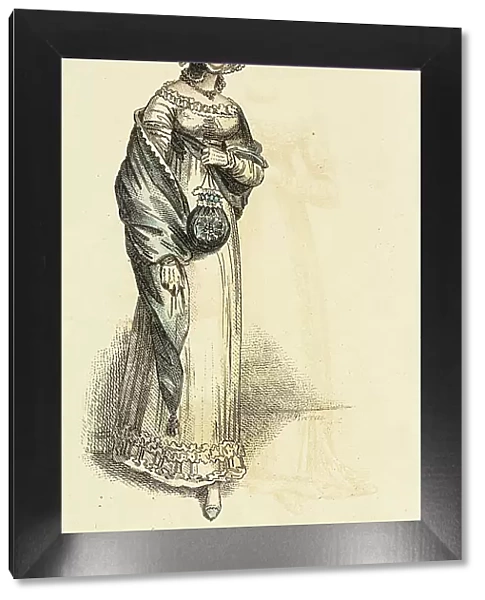 Fashion Plate (Walking Dress), 1814. Creator: Unknown