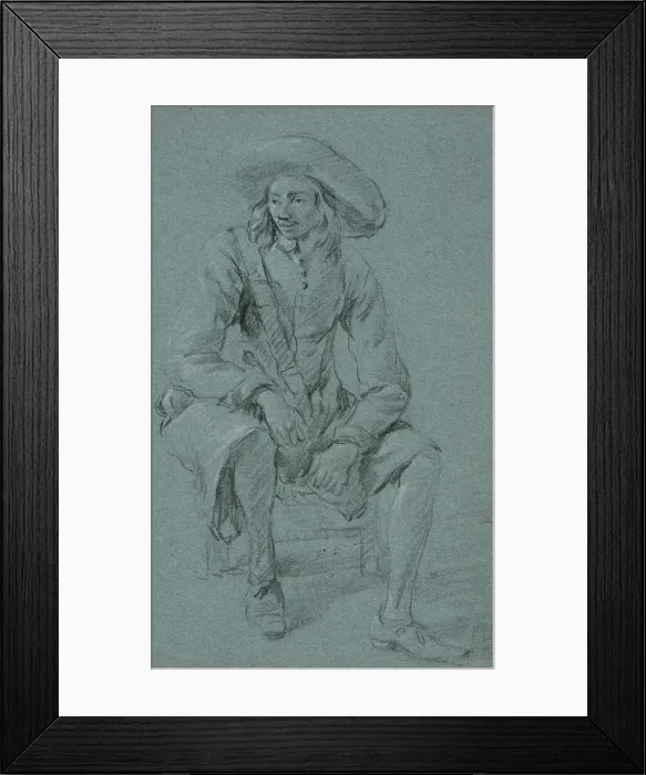 Framed Print : Sitting soldier. Creator: Jan Asselijin Framed Print : Sitting soldier. Creator: Jan Asselijin
