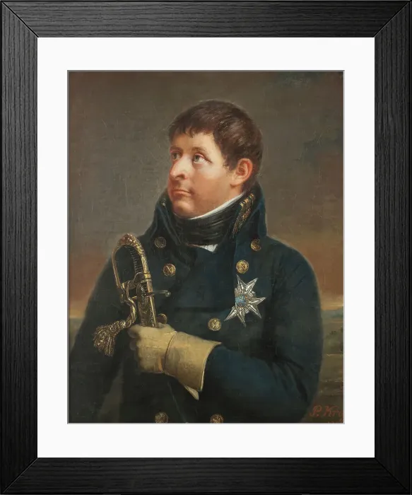 Framed Print : Karl August, 1768-1810, Duke of Holstein-Sonderburg-Augustenburg, Crown Prince of Sweden, 1809. Creator: Per Krafft the Younger Framed Print : Karl August, 1768-1810, Duke of Holstein-Sonderburg-Augustenburg, Crown Prince of Sweden, 1809. Creator: Per Krafft the Younger