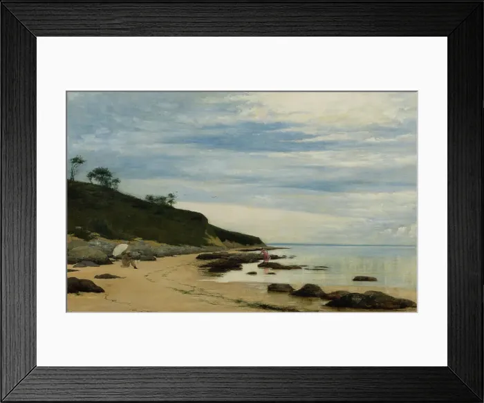 Framed Print : Plein Air-Painter at the Coast, 1881. Creator: Robert Thegerstrom Framed Print : Plein Air-Painter at the Coast, 1881. Creator: Robert Thegerstrom