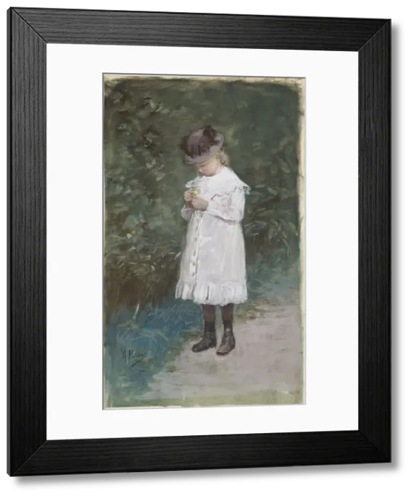 Framed Print : Elisabeth Mauve (b. 1875), Daughter of the Artist, 1875-1888. Creator: Anton Mauve Framed Print : Elisabeth Mauve (b. 1875), Daughter of the Artist, 1875-1888. Creator: Anton Mauve