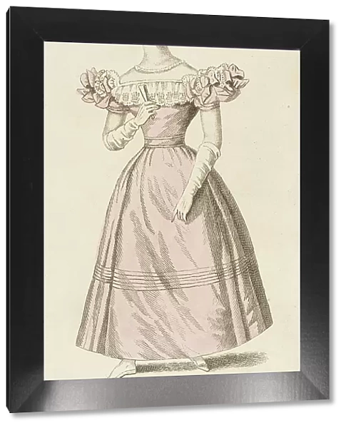 Fashion Plate (Evening Dress), 1829. Creator: Unknown