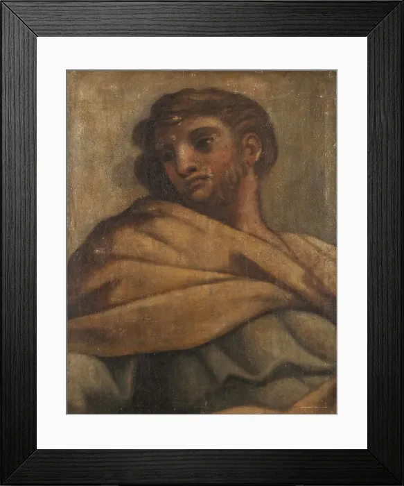 Framed Print : Detail of the vault of the Chapel of the Holy Sacrament. Creator: Pietro da Cortona