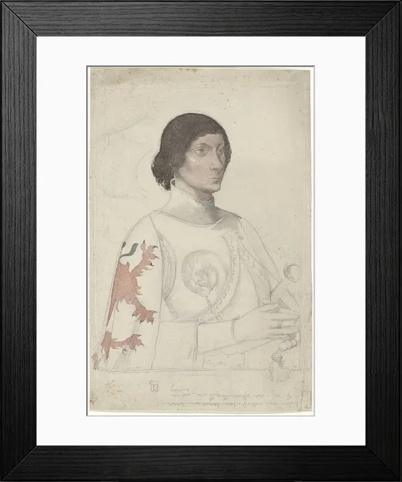 Framed Print : Study after the portrait of a lord of Naaldwijk, 1869-1925. Creator: Antoon Derkinderen Framed Print : Study after the portrait of a lord of Naaldwijk, 1869-1925. Creator: Antoon Derkinderen