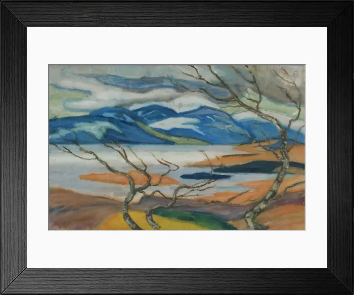 Framed Print : Torne Marsh in Spring, late 19th-early 20th century. Creator: Helmer Osslund Framed Print : Torne Marsh in Spring, late 19th-early 20th century. Creator: Helmer Osslund