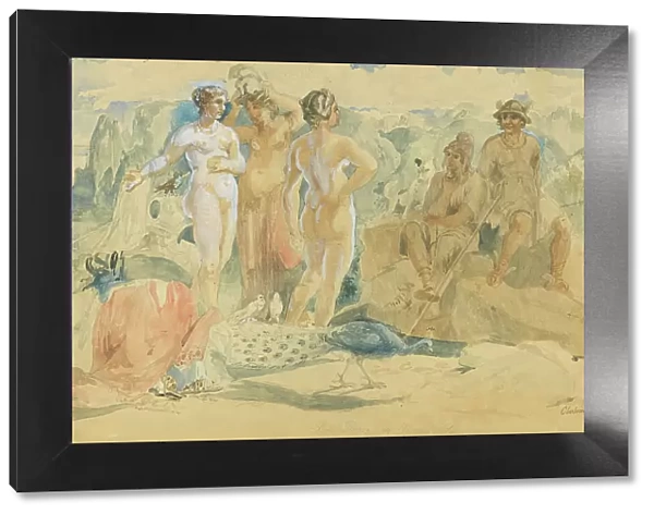 The Judgment of Paris, 1872. Creator: Holger Roed
