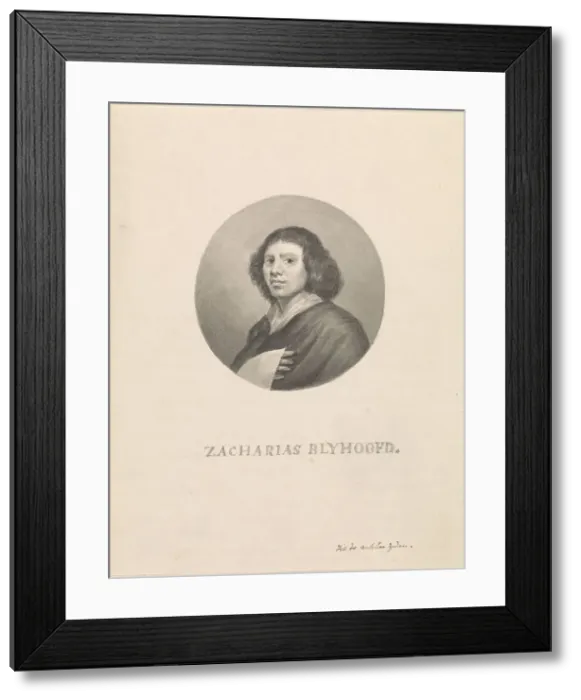 Framed Print : Portrait of Zacharias Blijhooft, 1823. Creator: Christiaen Kramm Framed Print : Portrait of Zacharias Blijhooft, 1823. Creator: Christiaen Kramm