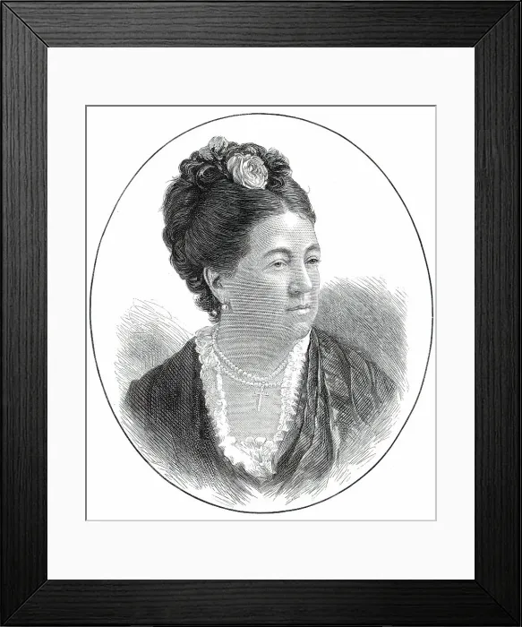 Framed Print : Mdlle. Titiens, of Her Majesty's Opera, 1876. Creator: Unknown Framed Print : Mdlle. Titiens, of Her Majesty's Opera, 1876. Creator: Unknown