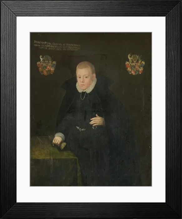 Framed Print : Mauritz Sture, 1552-92, c16th century. Creator: Anon Framed Print : Mauritz Sture, 1552-92, c16th century. Creator: Anon
