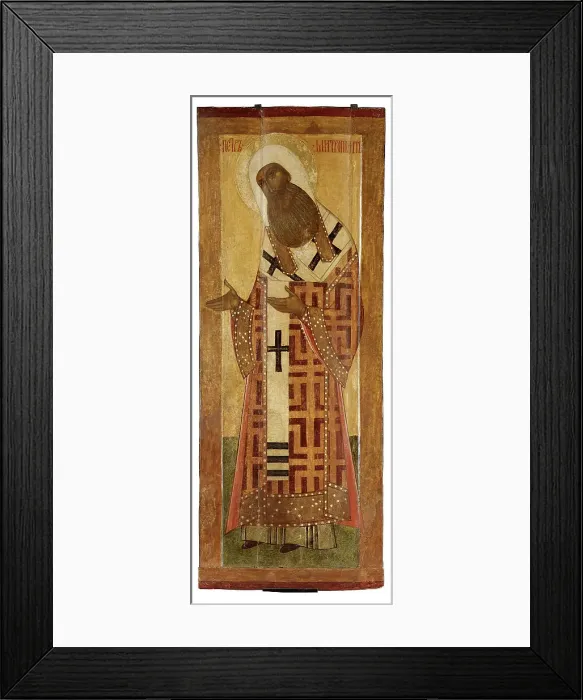 Framed Print : Metropolitan Peter, c16th century. Creator: Unknown Framed Print : Metropolitan Peter, c16th century. Creator: Unknown