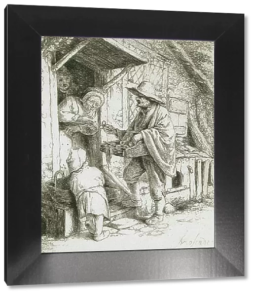 The Spectacle Seller, c1646. Creator: Adriaen van Ostade