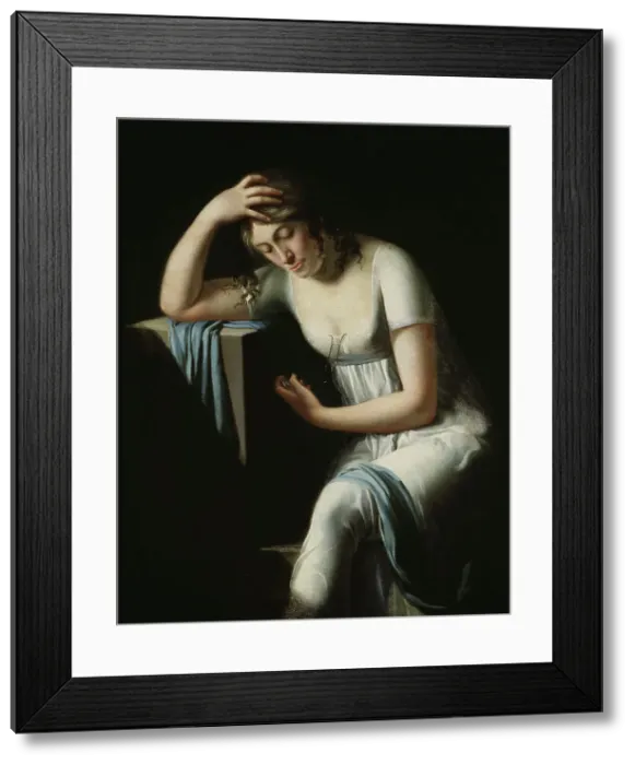 Framed Print : Magdalena Rudenschöld, 1766-1823, 1795. Creator: Anon Framed Print : Magdalena Rudenschöld, 1766-1823, 1795. Creator: Anon