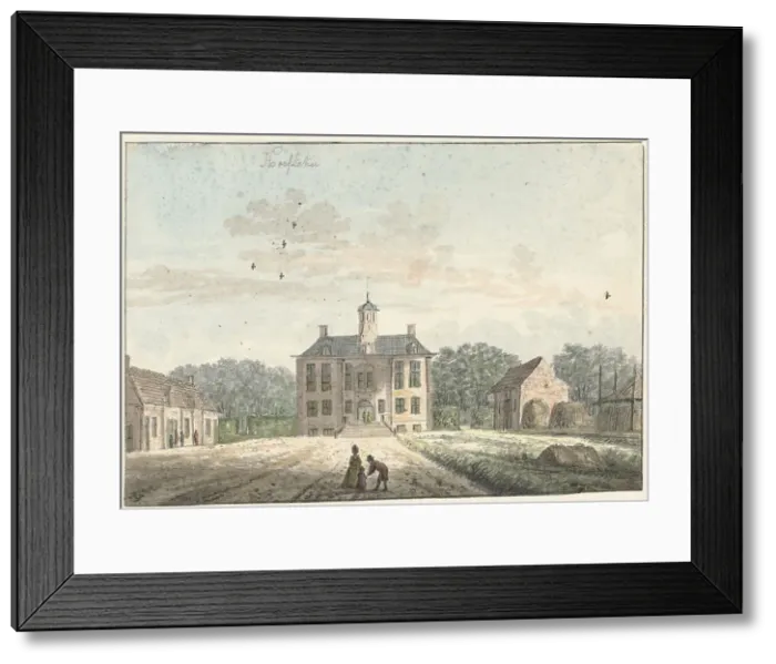 Framed Print : House in Hoevelaken, 1731-1784. Creators: Cornelis Pronk, Hendrik Spilman Framed Print : House in Hoevelaken, 1731-1784. Creators: Cornelis Pronk, Hendrik Spilman