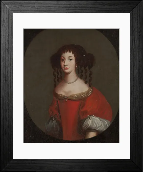 Framed Print : Maria Amalia, Princess of Courland, c17th century. Creator: Anon Framed Print : Maria Amalia, Princess of Courland, c17th century. Creator: Anon