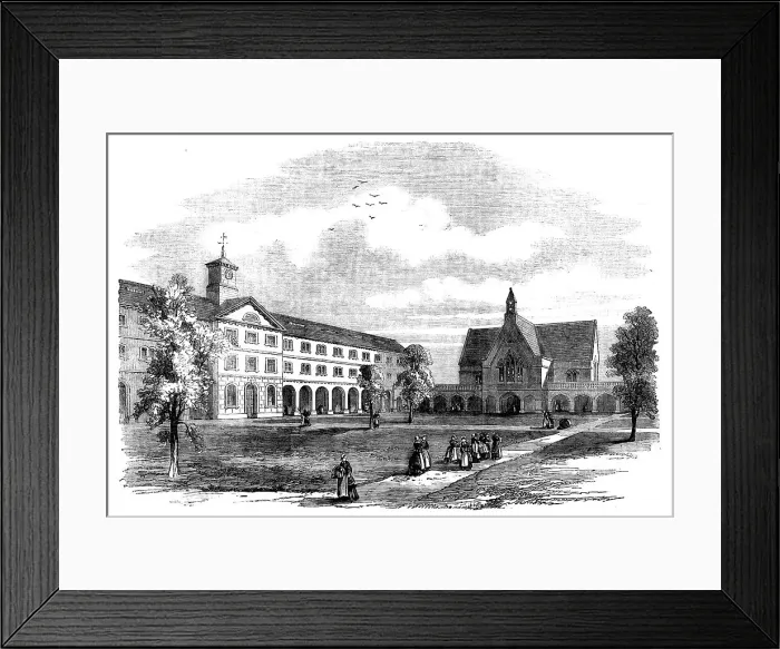 Framed Print : The Refuge for Female Convicts at Fulham, 1858. Creator: Unknown Framed Print : The Refuge for Female Convicts at Fulham, 1858. Creator: Unknown