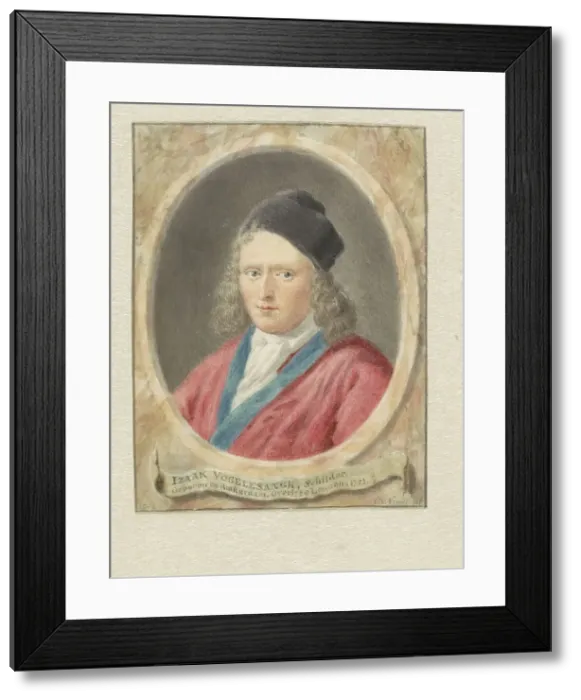 Framed Print : Portrait of Izaak Vogelensanck, 1741-1795. Creator: Cornelis van Noorde Framed Print : Portrait of Izaak Vogelensanck, 1741-1795. Creator: Cornelis van Noorde
