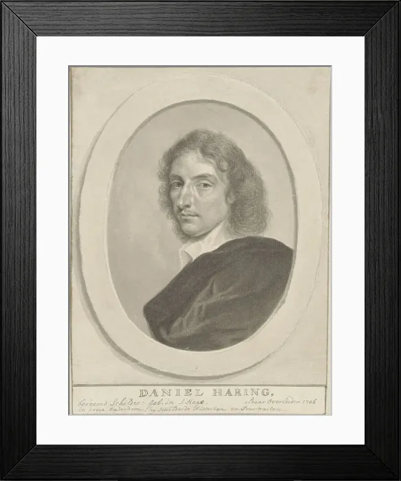 Framed Print : Portrait of Daniël Haringh, 1741-1795. Creator: Cornelis van Noorde Framed Print : Portrait of Daniël Haringh, 1741-1795. Creator: Cornelis van Noorde
