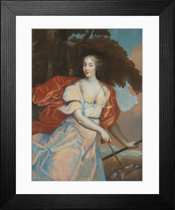 Framed Print : Louise de la Vallière as Diana 1644-1710, Probably 17th century. Creator: Anon Framed Print : Louise de la Vallière as Diana 1644-1710, Probably 17th century. Creator: Anon