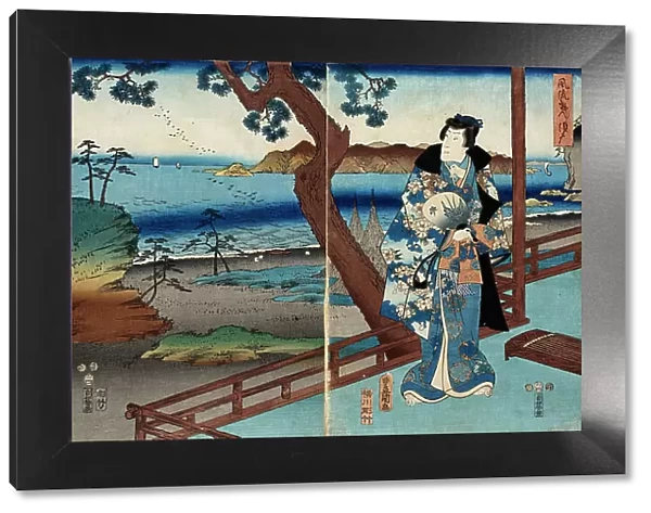 The Ascendence of a Modern Day Genji, 1853. Creators: Ando Hiroshige, Utagawa Kunisada