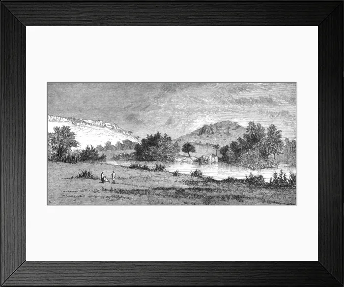 Framed Print : River Berhan, Abyssinian Plateau; A journey through Soudan and Western Abyssinia... 1875. Creator: Unknown Framed Print : River Berhan, Abyssinian Plateau; A journey through Soudan and Western Abyssinia... 1875. Creator: Unknown