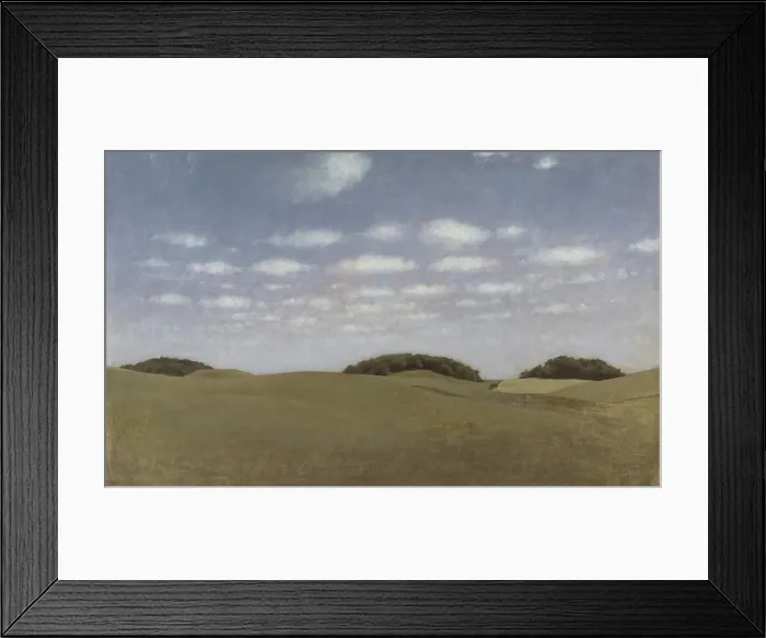 Framed Print : Landscape, From Lejre, 1905. Creator: Vilhelm Hammershoi Framed Print : Landscape, From Lejre, 1905. Creator: Vilhelm Hammershoi