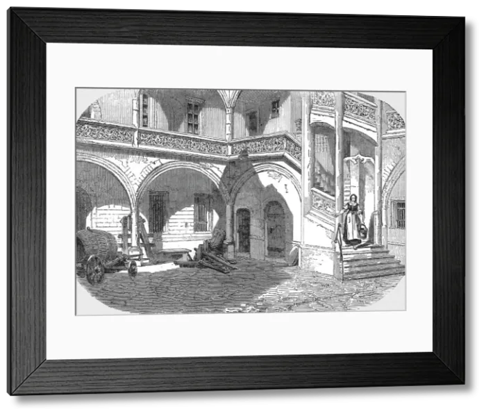 Framed Print : Court of a house in Therese Street, Nuremberg; From Alsace to the Hartz, 1975. Creator: Unknown Framed Print : Court of a house in Therese Street, Nuremberg; From Alsace to the Hartz, 1975. Creator: Unknown