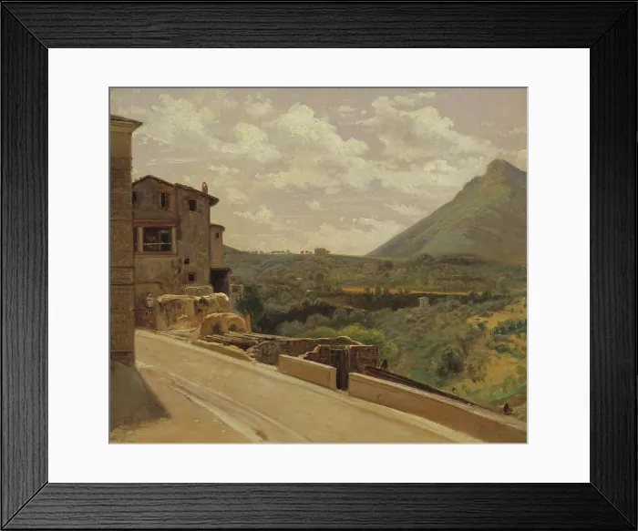 Framed Print : Italian Landscape. Creator: Wilhelm Marstrand Framed Print : Italian Landscape. Creator: Wilhelm Marstrand