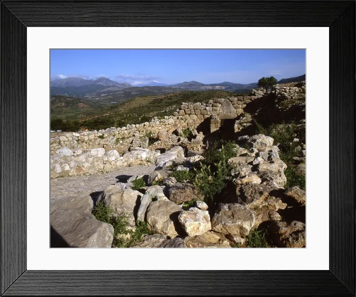 Framed Print : Mycenae, Greece, 2019. Creator: Ethel Davies Framed Print : Mycenae, Greece, 2019. Creator: Ethel Davies