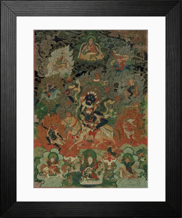 Framed Print : Shri (Palden Lhamo), between c1750 and c1850. Creator: Anon Framed Print : Shri (Palden Lhamo), between c1750 and c1850. Creator: Anon