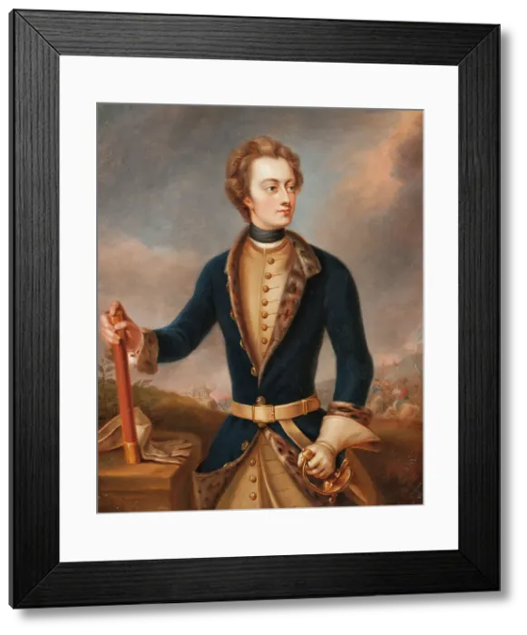 Framed Print : Karl XII, 1682-1718, King of Sweden, 1851. Creators: Wilhelm Wohlfahrt, Michael Dahl Framed Print : Karl XII, 1682-1718, King of Sweden, 1851. Creators: Wilhelm Wohlfahrt, Michael Dahl