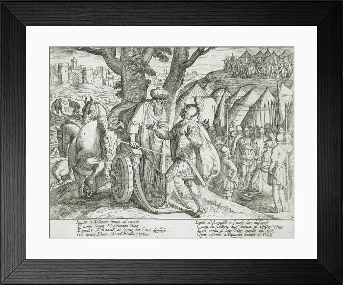 Framed Print : Canto X, 16th century. Creator: Antonio Tempesta Framed Print : Canto X, 16th century. Creator: Antonio Tempesta