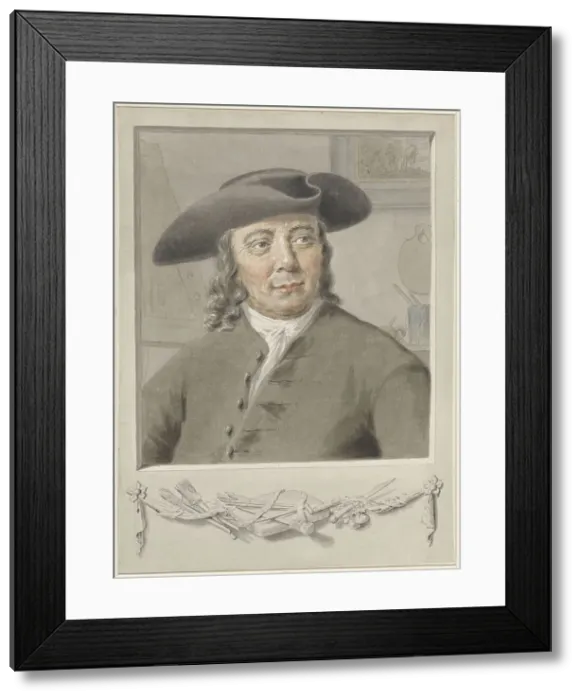 Framed Print : Portrait of Johannes Heemskerk, 1741-1795. Creator: Cornelis van Noorde Framed Print : Portrait of Johannes Heemskerk, 1741-1795. Creator: Cornelis van Noorde