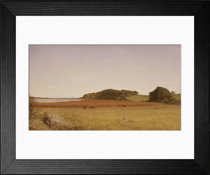 Framed Print : Almy's Pond, Newport, c1860. Creator: John Frederick Kensett Framed Print : Almy's Pond, Newport, c1860. Creator: John Frederick Kensett