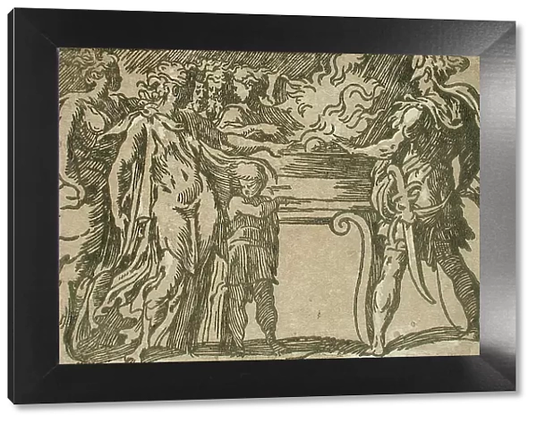 The Sacrifice, c1530s / 1540s. Creators: Antonio da Trento, Parmigianino, Niccolo Vicentino, Andrea Andreani