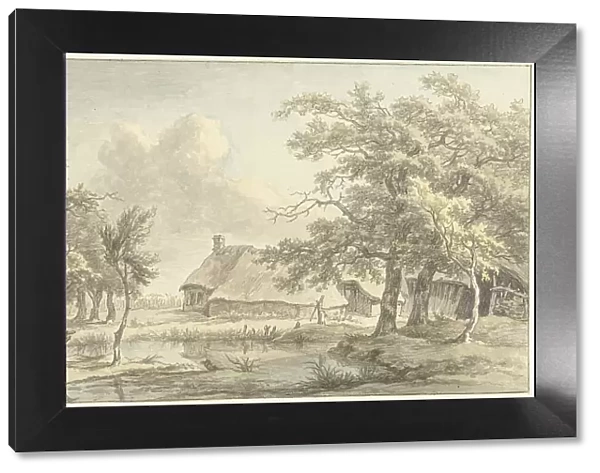 Farm in Eext (Drenthe), 1755-1818. Creator: Egbert van Drielst
