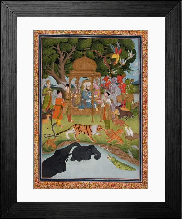 Framed Print : Solomon as the King of the Three Worlds, between c1775 and c1800. Creator: Unknown Framed Print : Solomon as the King of the Three Worlds, between c1775 and c1800. Creator: Unknown