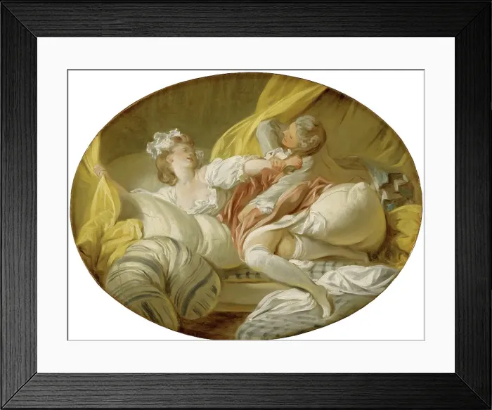 Framed Print : The Beautiful Servant, mid-18th-early 19th century. Creator: Jean-Honore Fragonard Framed Print : The Beautiful Servant, mid-18th-early 19th century. Creator: Jean-Honore Fragonard